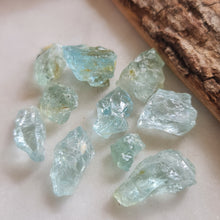  50ct Mid Blue / Greenish Blue Aquamarine Rough Parcels