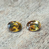 2.51ct TW Parti Sapphire Oval Cut Pair