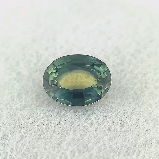 2.43ct Australian Parti Sapphire Oval Cut