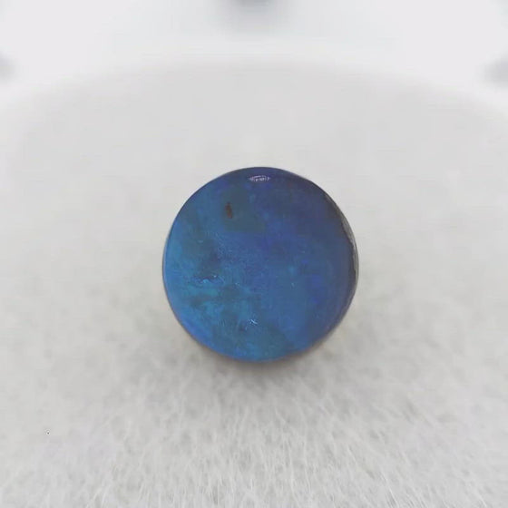 4.08ct Australian Boulder Opal Round Cabochon Cut