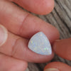 4.96ct White Opal Trilliant Cut