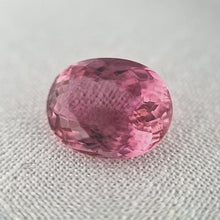  7.46ct Peach Pink Tourmaline Oval Cut