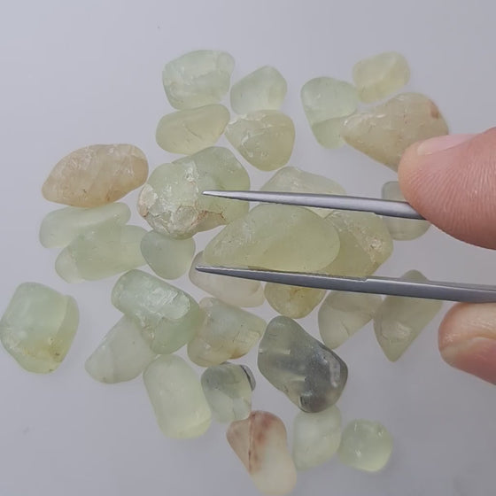 125ct Parcel Australian Prehnite Facet Rough