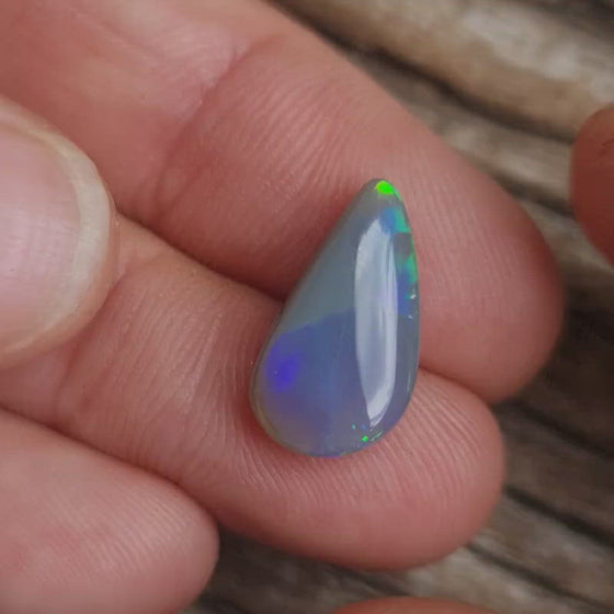 4.51ct Semi Black Opal Free-form Cabochon