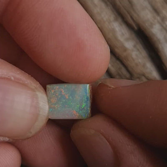 2.80ct Opalized Wood/Pipe Opal Rectangular Cut