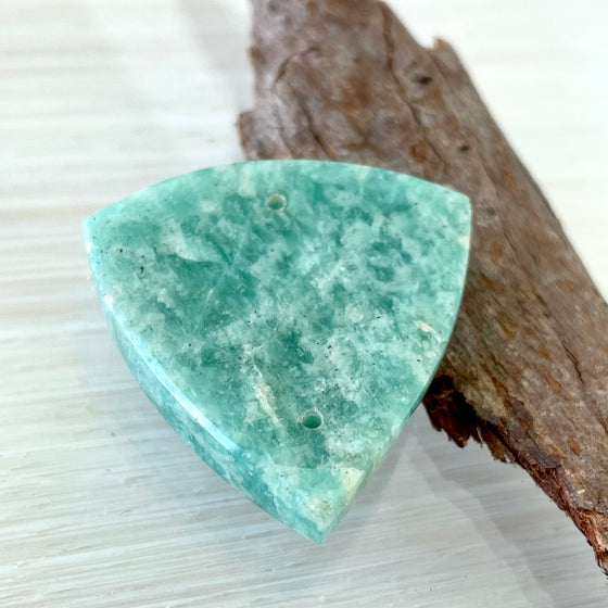 Amazonite Polished Triangle Gemstone Madagascar