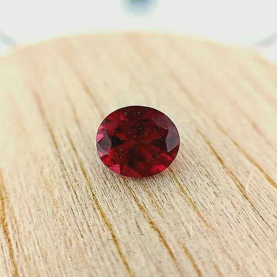 1.52ct Purple Mauve Garnet Oval Cut