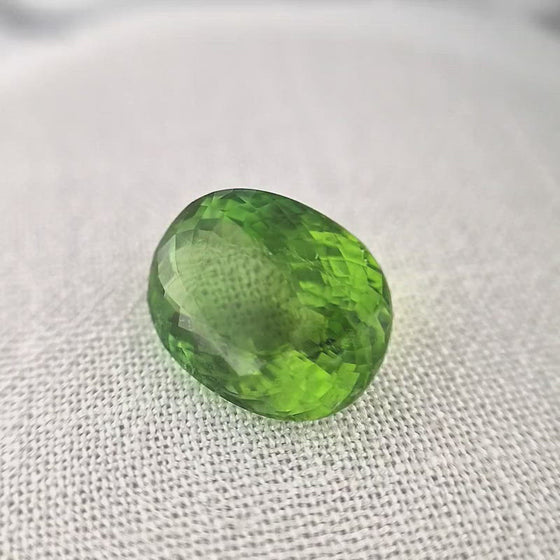 10.09ct Green Tourmaline Oval Cut