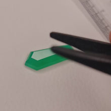  11.44ct QLD Chrysoprase Shield Cut