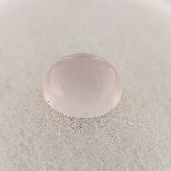 4.52ct Rose Quartz Oval Cabochon Mozambique