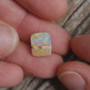 3.37ct White Opal Cushion Cut