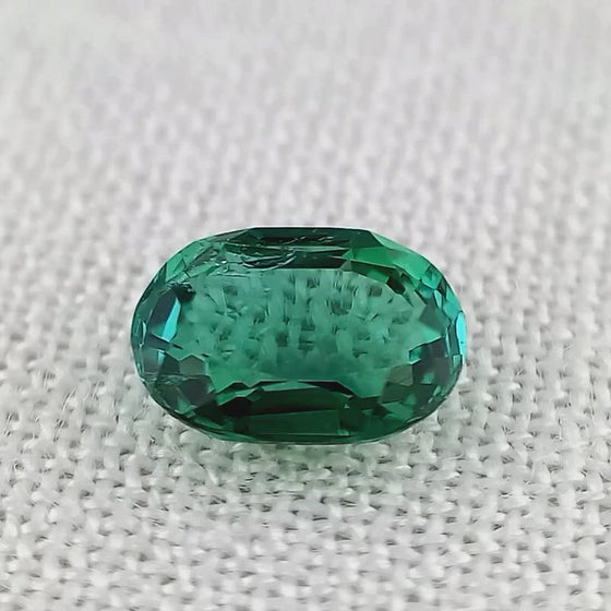 0.69ct Green Tourmaline 7x5mm Oval Cut