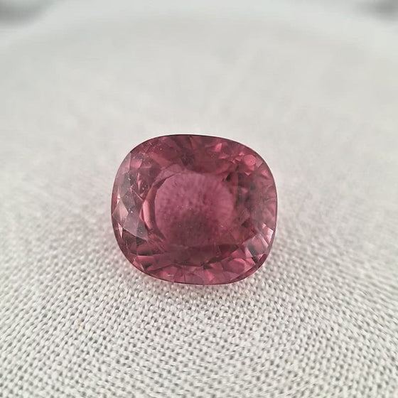 9.18ct Pink Tourmaline Cushion Cut