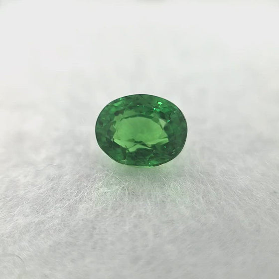 Top Grade 2.07ct Oval Cut Tsavorite Garnet