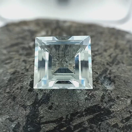 11.33ct Australian White Topaz Rectangular Cut