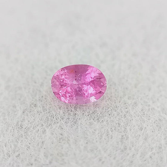 0.79ct Pink Sapphire Oval Cut