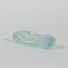 11.46ct Bespoke Rectangular Rough Cut Aquamarine, beautiful aquamarine gemstone in pale sea green, bespoke cutting, responsible sourcing in Mozambique