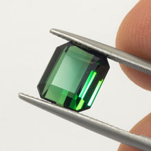  4.12ct Green Tourmaline Emerald Cut