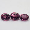 4.32ct TW Rhodolite Garnet Oval Cut Set