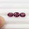 4.32ct TW Rhodolite Garnet Oval Cut Set