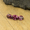 4.32ct TW Rhodolite Garnet Oval Cut Set