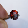 deep dark burnt orange zircon has wonderful sparkle and an incredibly rich tone.