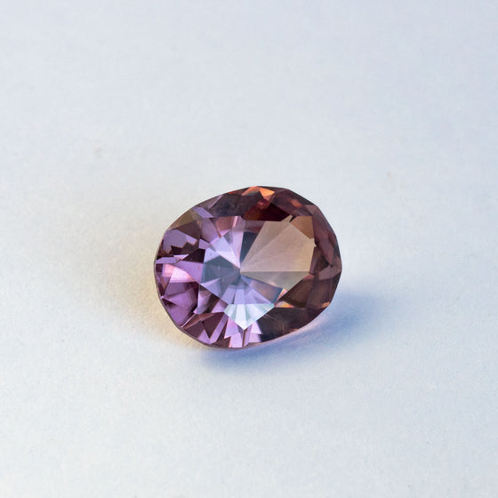 natural, unheated zircon has great sparkle and is completely eye clean. 