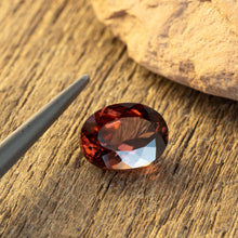  This earthy toned natural zircon is totally eye and loupe clean