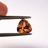 This light orange zircon has a hint of peach to its tone and is both eye and loupe clean. This piece is unheated and was responsibly sourced from Madagascar.