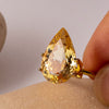 This stunning natural heliodor has a beautiful golden hue. The piece is unheated and totally eye and loupe clean.