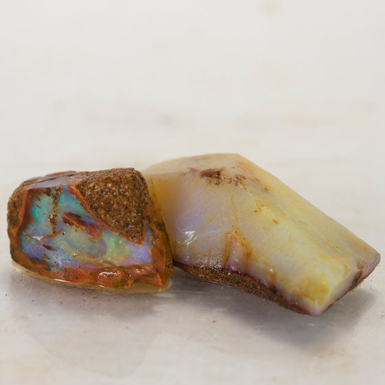 Beautiful pipe opal rub, responsibly sourced opal rough, Australian opal, collectors specimen opal, Winton opal