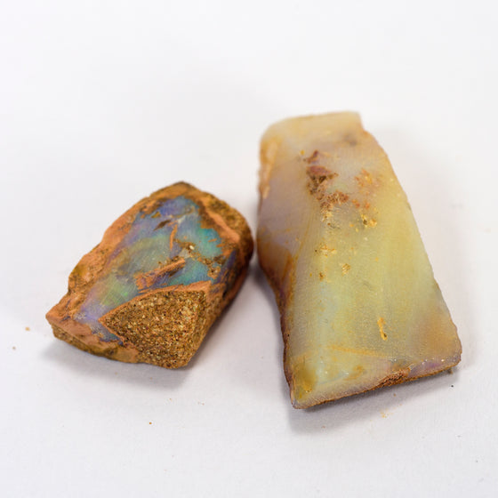 Beautiful pipe opal rub, responsibly sourced opal rough, Australian opal, collectors specimen opal, Winton opal