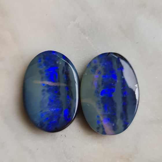 43.77ct Split Boulder Opal Oval Cut