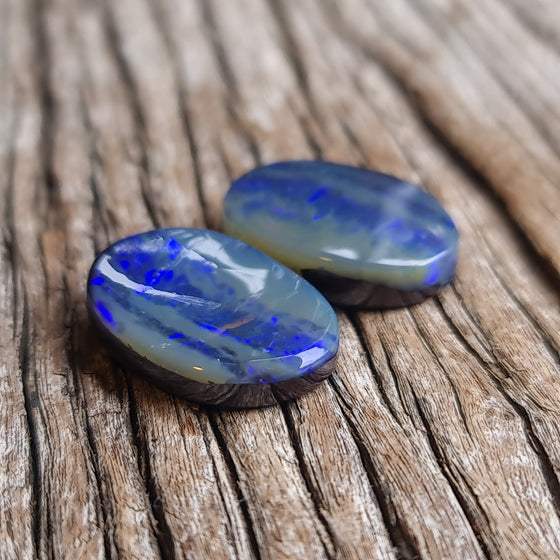 43.77ct Split Boulder Opal Oval Cut