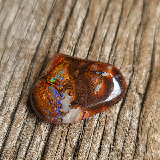 55.02ct Matrix Boulder Opal Heart-shaped Cabochon