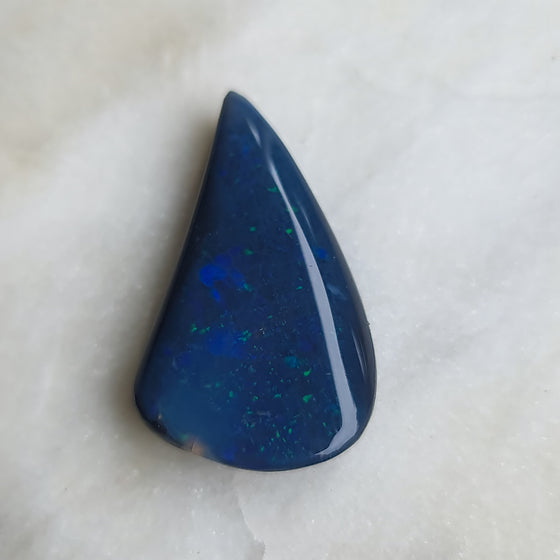 16.15ct Free-form Black Opal Cabochon