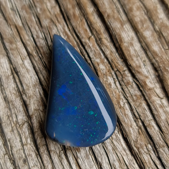 16.15ct Free-form Black Opal Cabochon