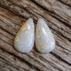 15.22ct White Opal Pear-shape Cabochon