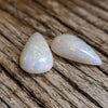 15.22ct White Opal Pear-shape Cabochon