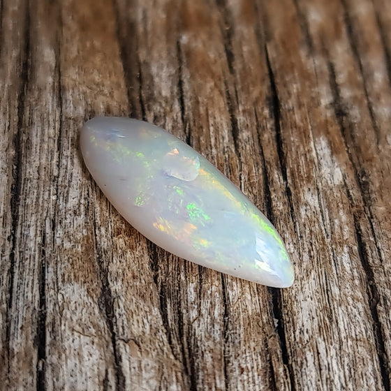 7.73ct Free-form White Opal Cabochon