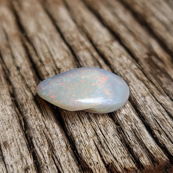 7.81ct Free-form White Opal Cabochon