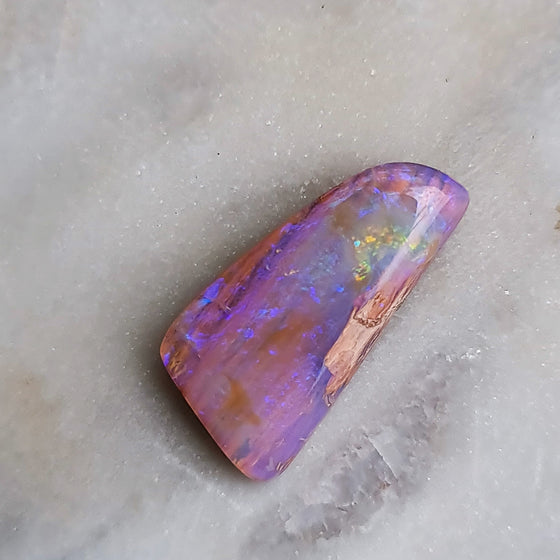 15.2ct Opalized Wood/Pipe Opal Free-form