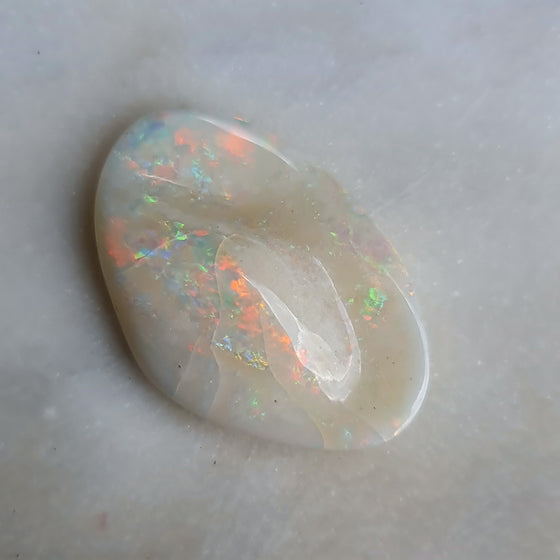 20.76ct Free-form Opalized Shell