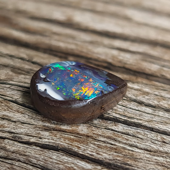 6.53ct Pear-shaped Boulder Opal