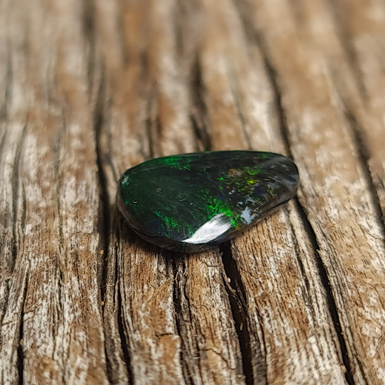 2.90ct Black Opal Pear Shape