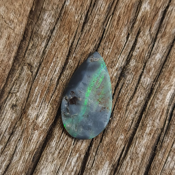 2.66ct Pear-shaped Semi Black Opal