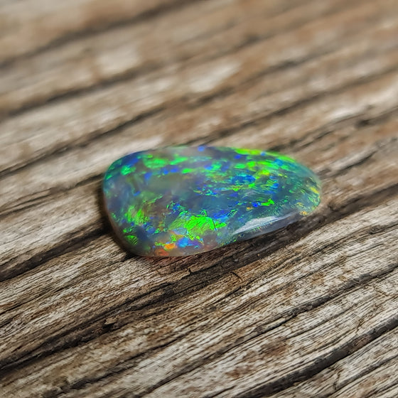 5.22ct Semi Black Opal Free-form Cabochon