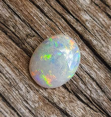  3.70ct White Opal Oval Cut