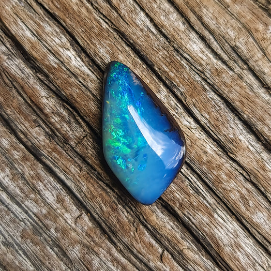 9.04ct Boulder Opal Free-form Cabochon