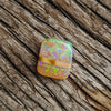 3.37ct White Opal Cushion Cut